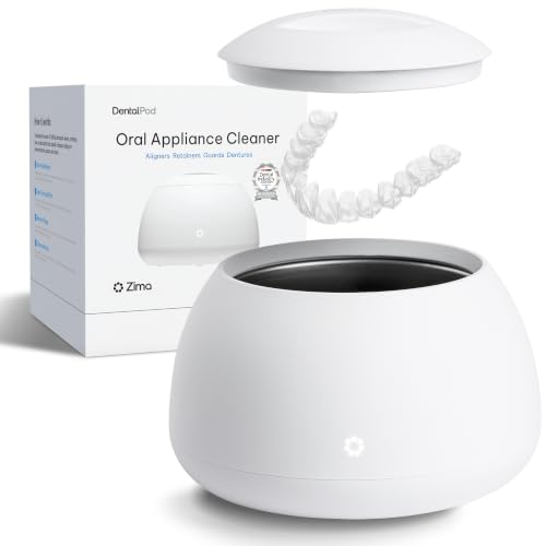 Ultrasonic Dental Cleaner for Retainers Aligners Night Guards and Dentures