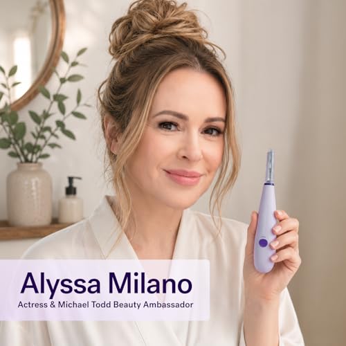 Dermaplaning Razor for Women Face and Eyebrow Trimmer with LED Light