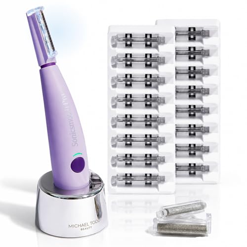 Dermaplaning Razor for Women Face and Eyebrow Trimmer with LED Light