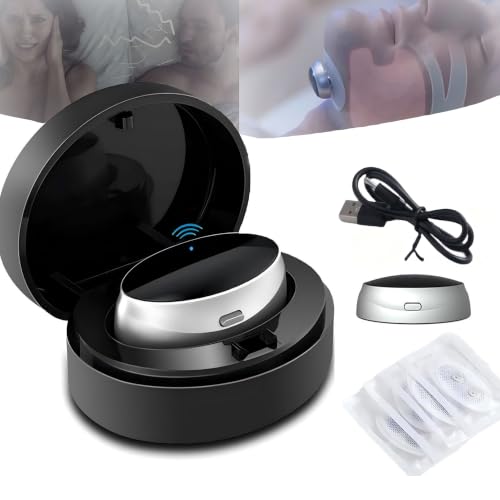 Portable Anti Snore Device with 3 Speed Adjustment for Better Sleep