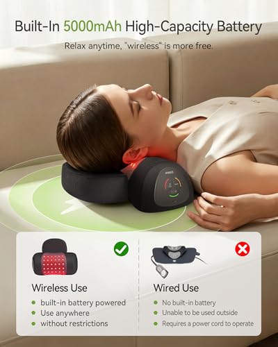 Heated Cervical Traction Device for Neck Support and Relaxation