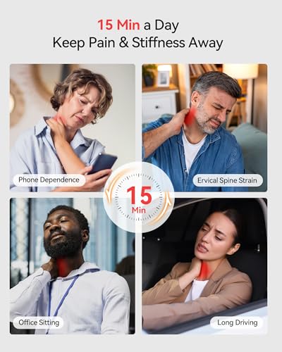Heated Cervical Traction Device for Neck Support and Relaxation