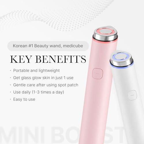 Portable Facial Skin Care Booster Device for Glow and Product Absorption