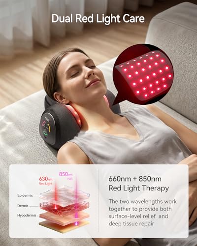 Heated Cervical Traction Device for Neck Support and Relaxation
