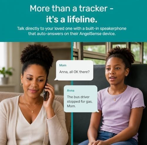GPS Tracker for Kids and Elderly with Safety Location Tracking