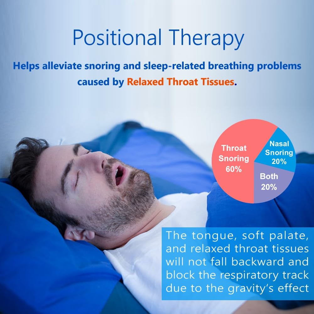 Side Sleeping Backpack for Snoring Support and Sleep Position Training