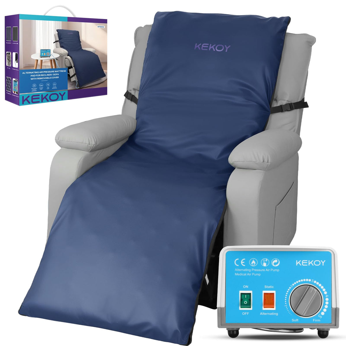 Alternating Air Pressure Mattress Pad for Elderly Pressure Relief Care