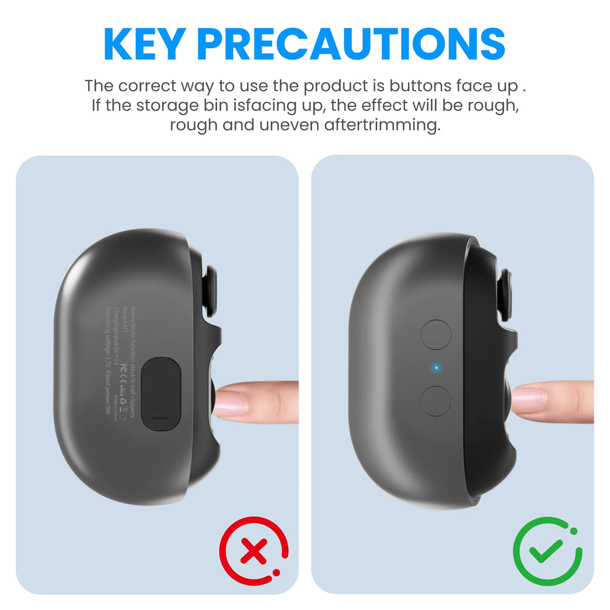 Electric Nail Clippers and File Trimmer for Adults Kids and Seniors