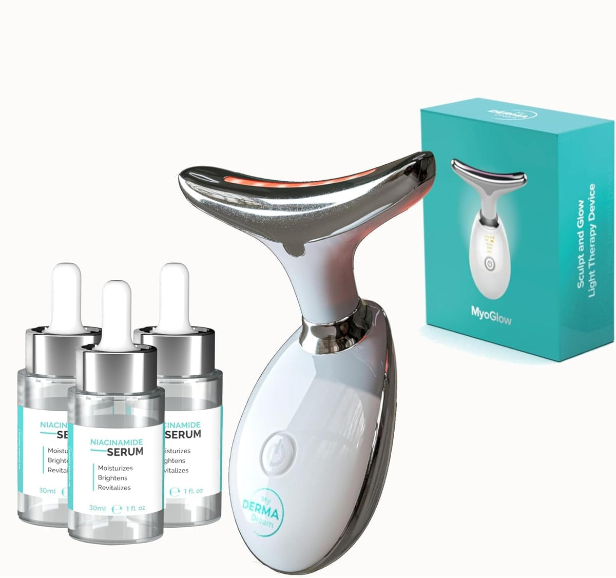 Arm Lifting Device with Niacinamide Serum Skin Firming Care Set