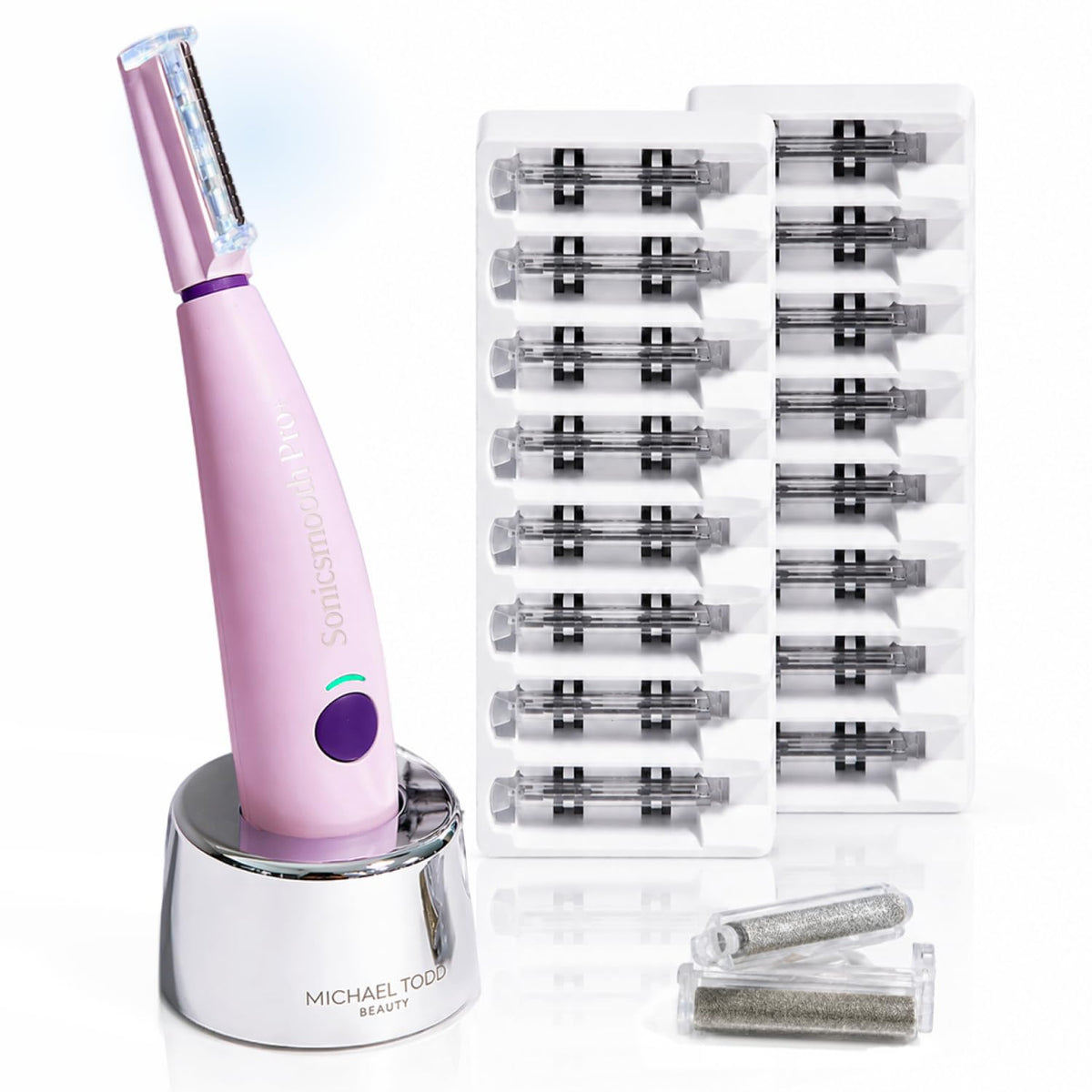 Dermaplaning Razor for Women Face and Eyebrow Trimmer with LED Light