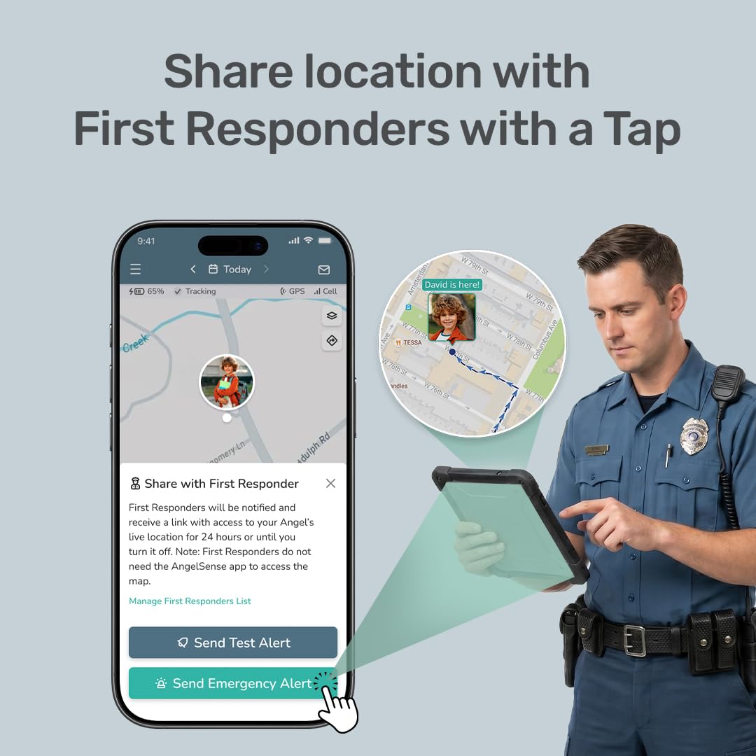 GPS Tracker for Kids and Elderly with Safety Location Tracking