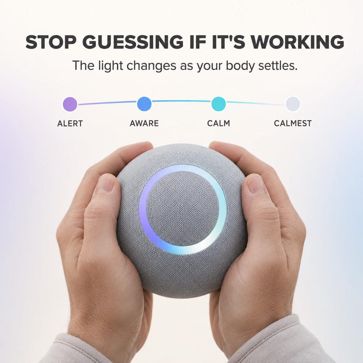 Smart Biofeedback Device for Stress Relief Mindfulness and Relaxation Support