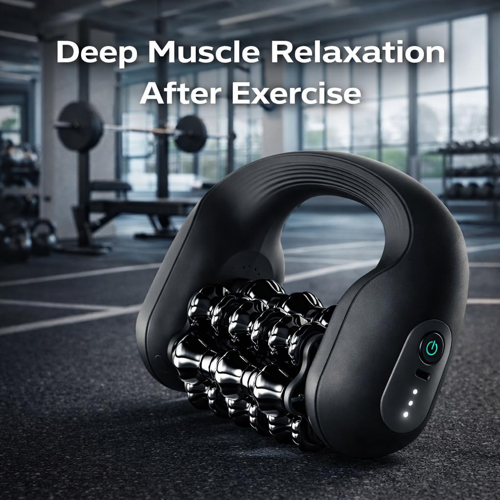 Electric Muscle Roller for Deep Tissue Massage and Workout Recovery