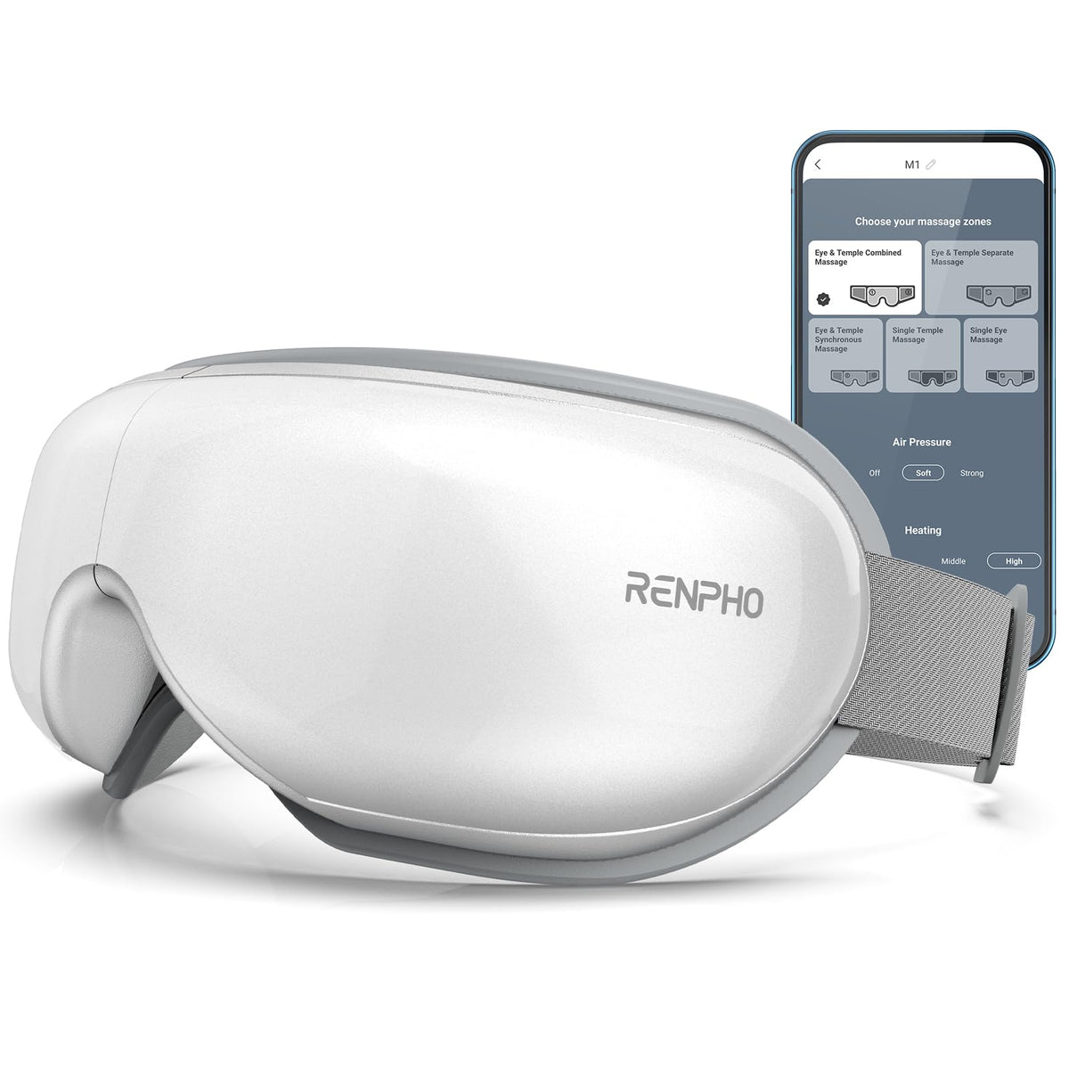 Heated Eye Massager Mask for Relaxation and Eye Care