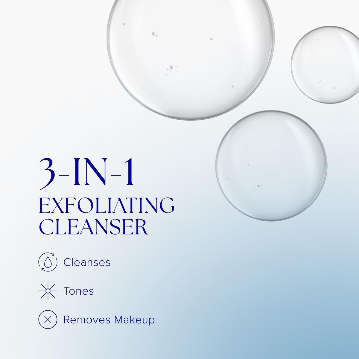 Gentle Deep Pore Cleanser Face Wash Makeup Remover for Acne Prone Skin