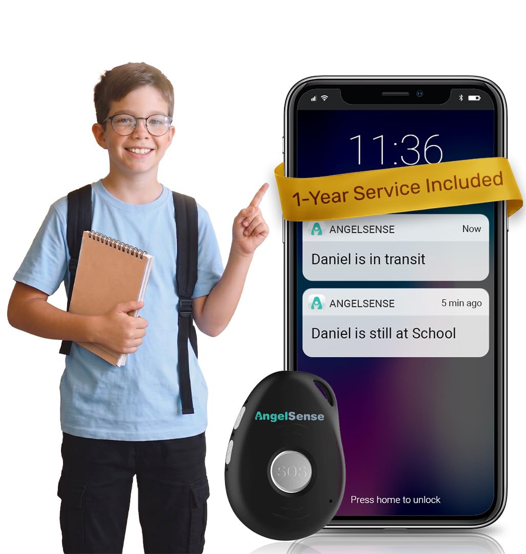 GPS Tracker for Kids and Elderly with Safety Location Tracking