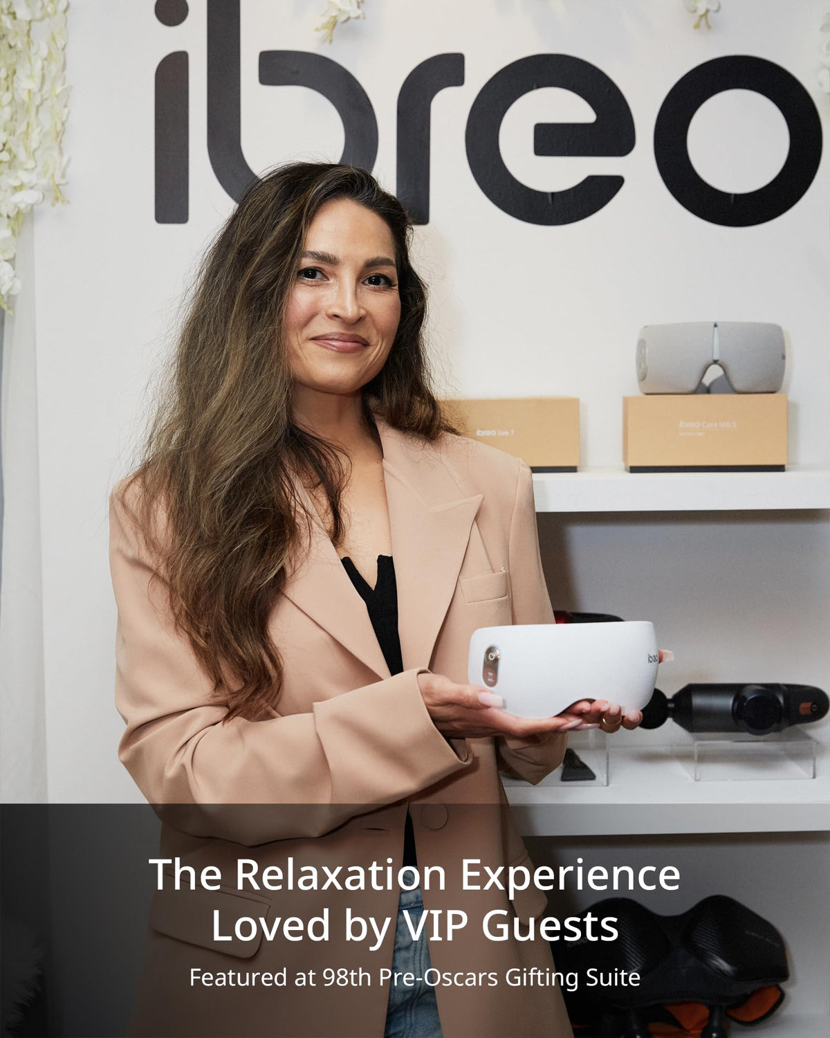Heated Eye Massager with Heat Cool Therapy Bluetooth and Vibration Care