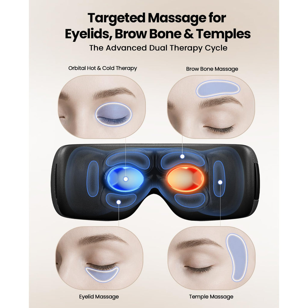 Heated Eye Massager for Relaxation and Eye Care