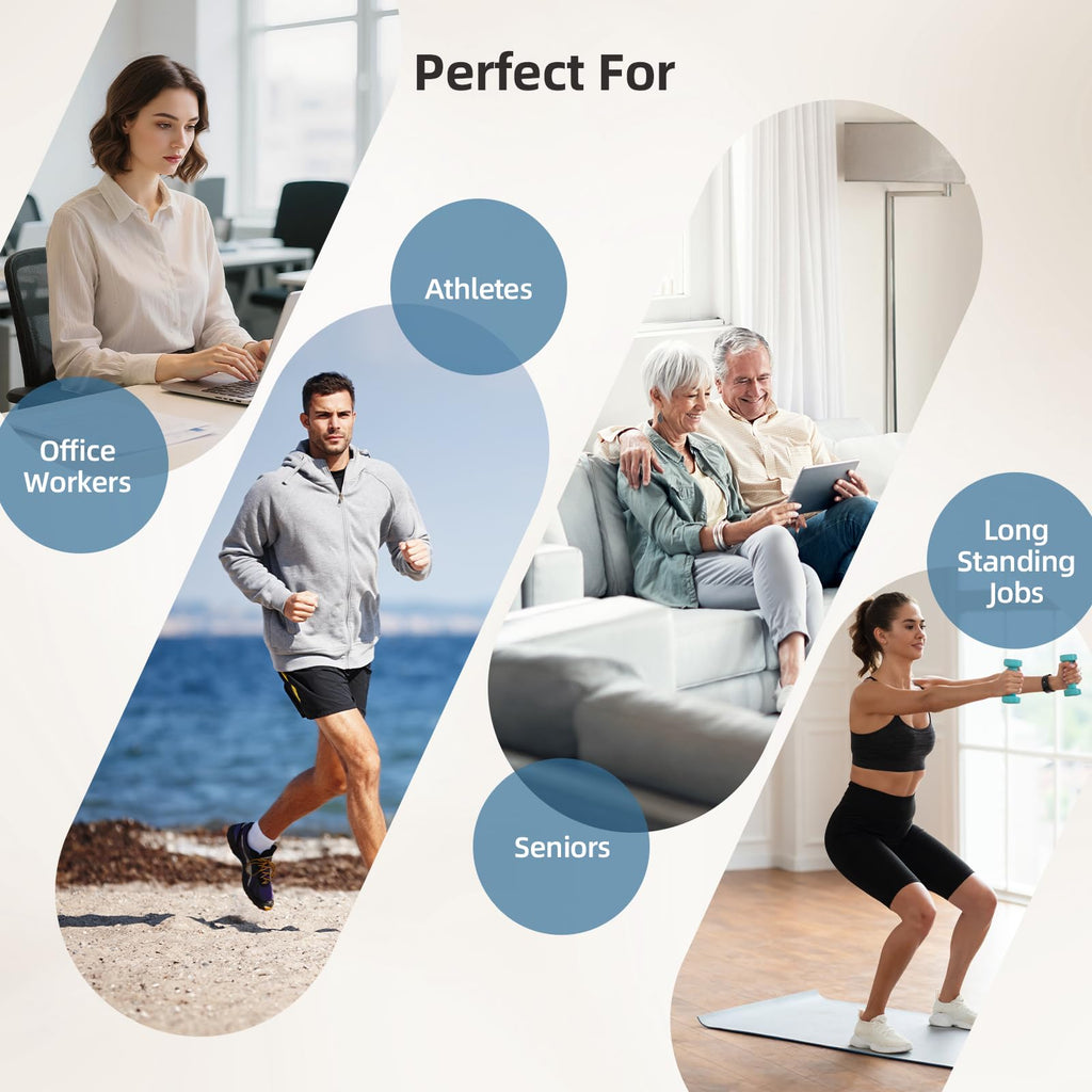 Air Compression Leg Massager with Heat Foot Boots for Relaxation Care