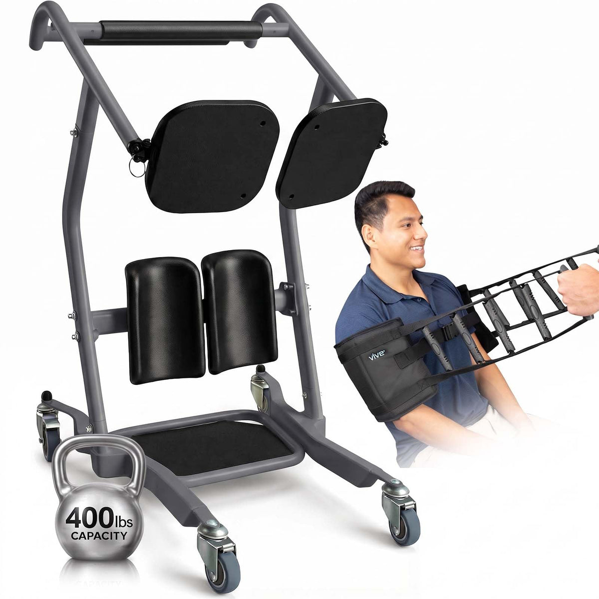 Sit to Stand Lift Transfer Sling for Elderly Home Care Support Device