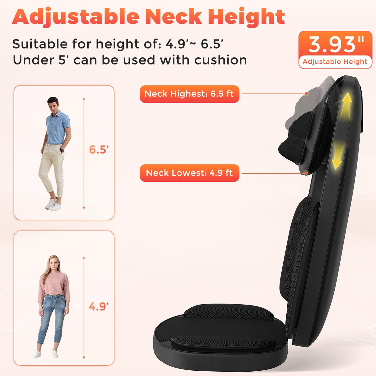 Shiatsu Neck and Back Massager for Deep Relaxation Care