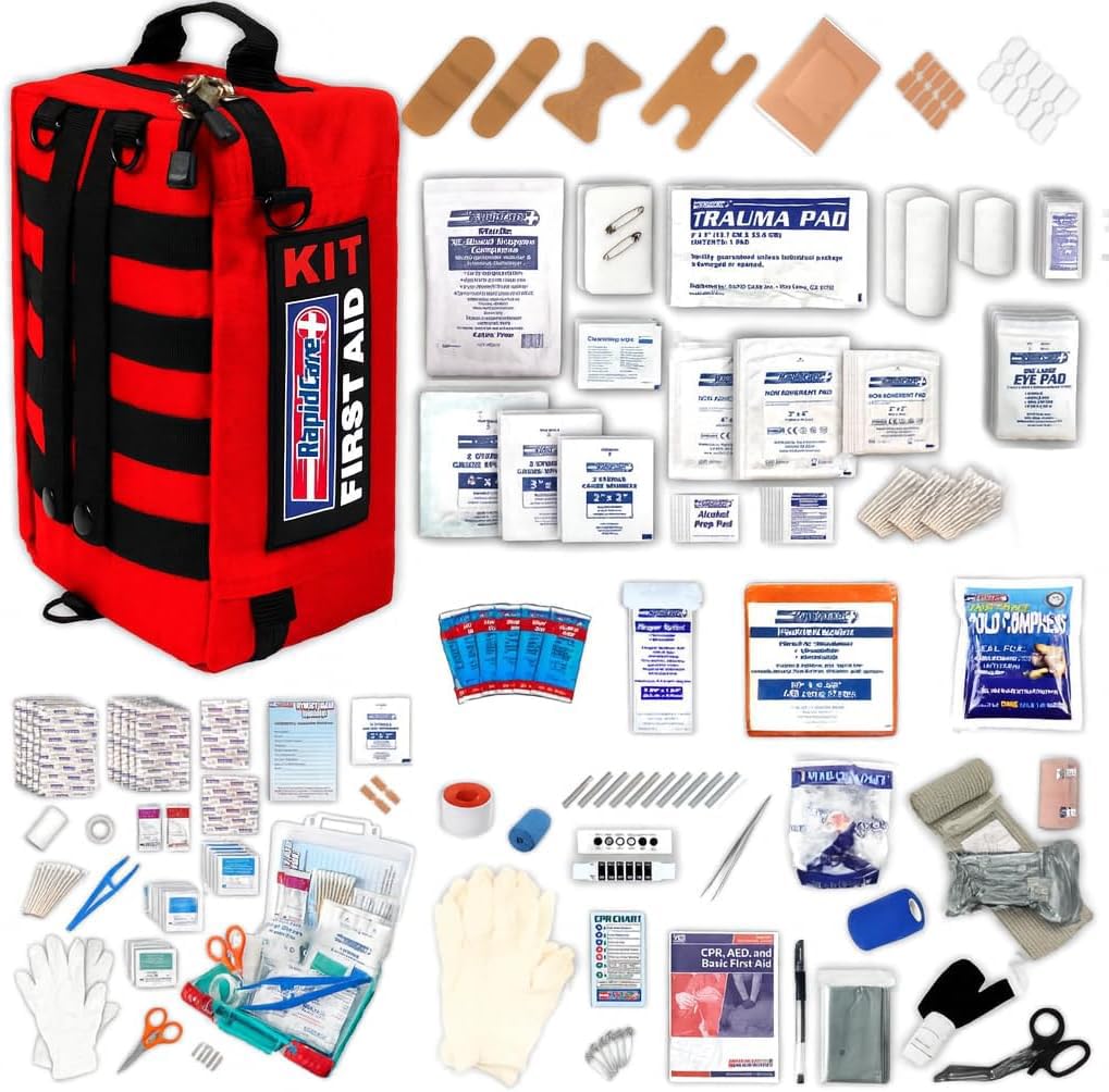 300 Piece First Aid Kit Emergency Medical Supplies for Home Work and Travel