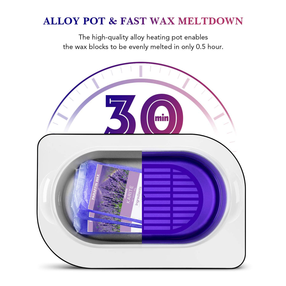 Paraffin Wax Machine for Hands and Feet Moisturizing Wax Bath Kit