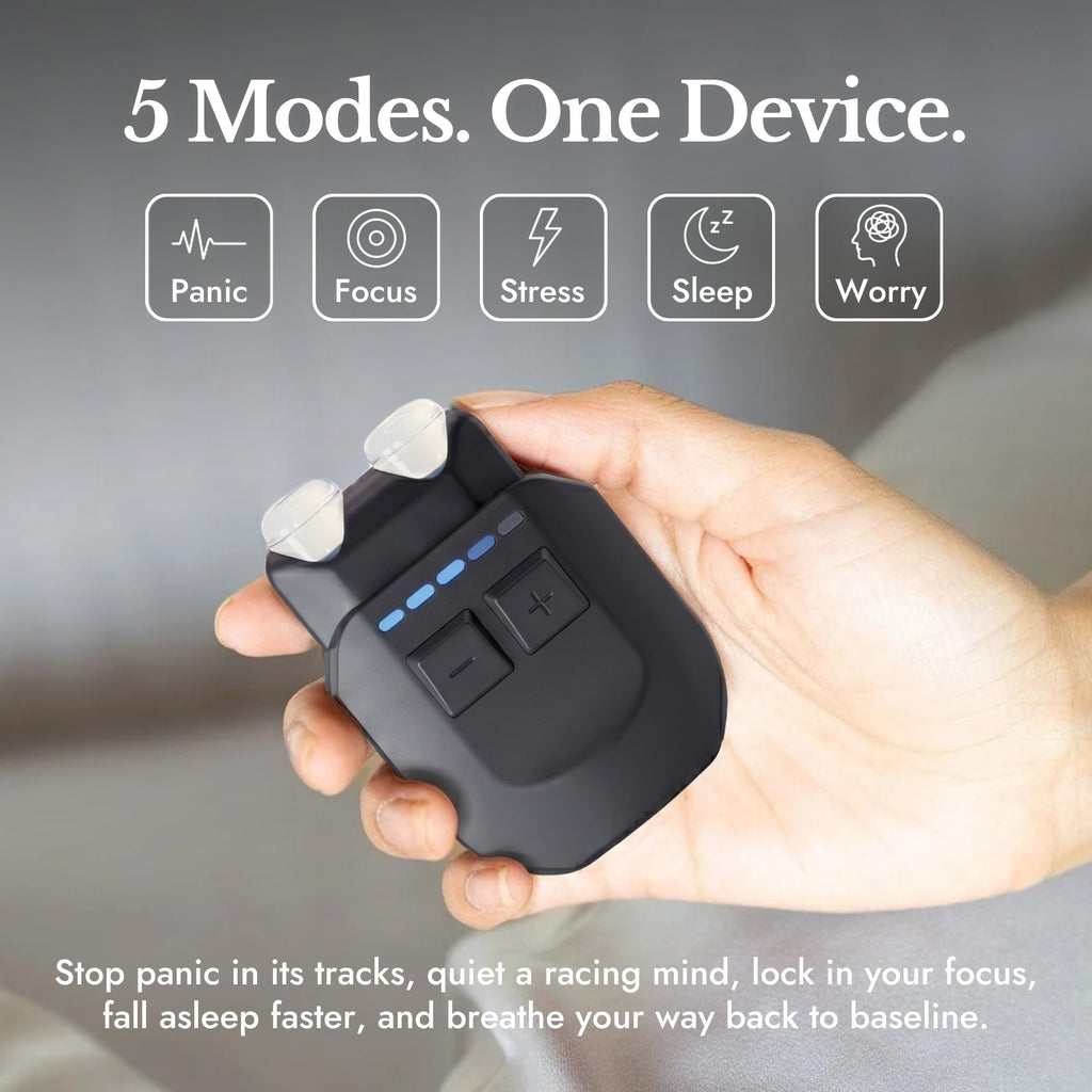 Stress Relief and Relaxation Device with 5 Modes Portable Calm Support Tool
