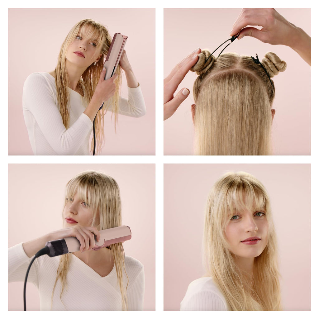 Wet to Dry Hair Straightener No Heat Damage Styling Tool for All Hair Types