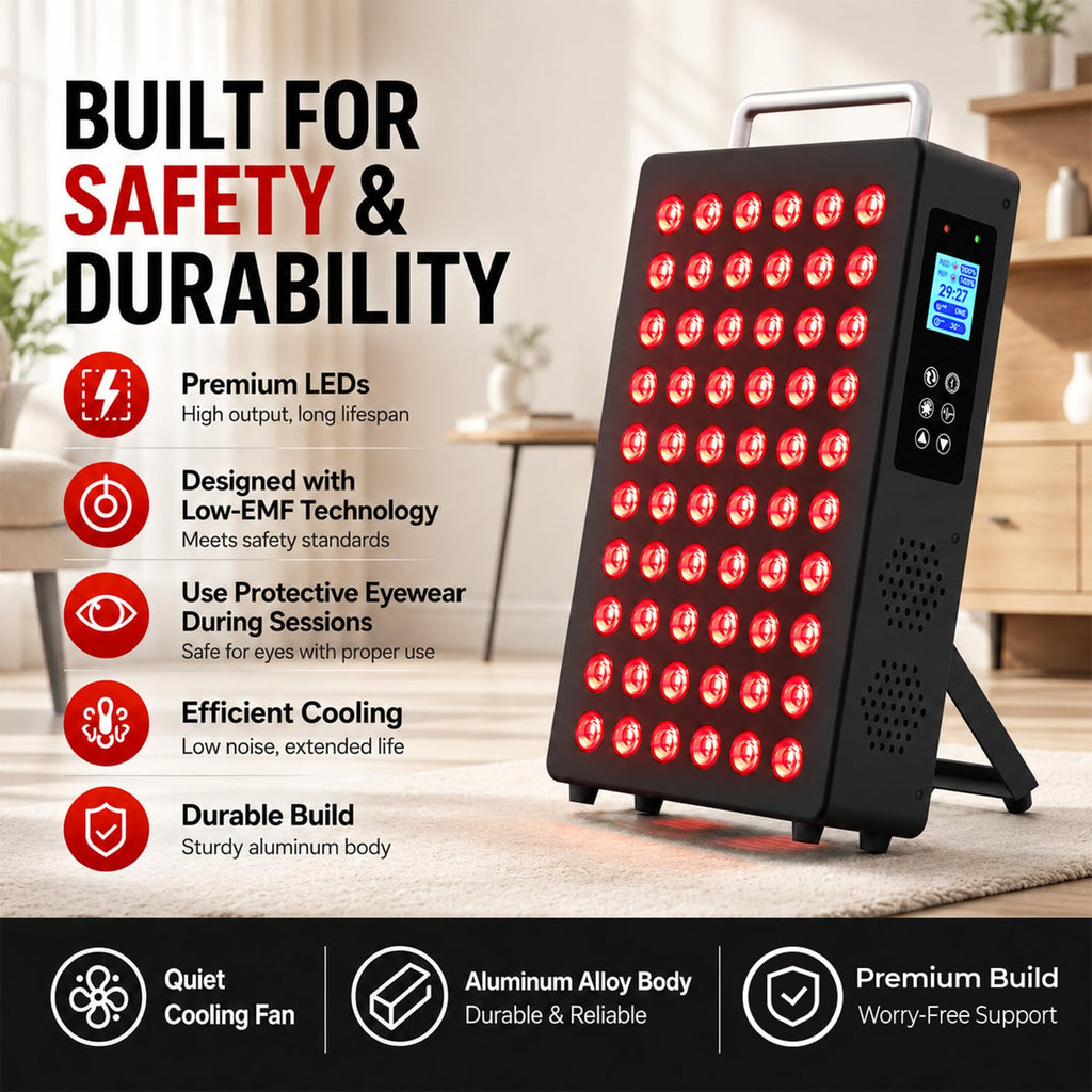 Red Light Therapy Panel 660nm 850nm for Face and Body Care