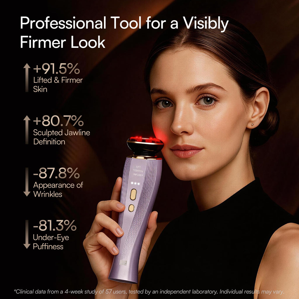 3 in 1 Microcurrent Facial Device Red Light Therapy for Face