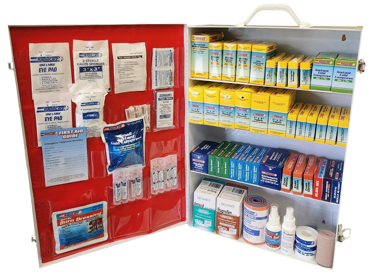 Rapid Care First Aid Kit for Emergency Medical Supplies