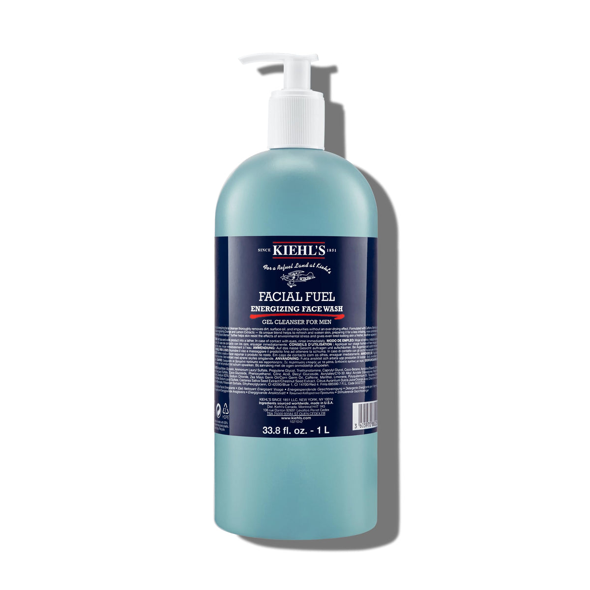 Men's Energizing Face Wash Facial Cleanser for Daily Use