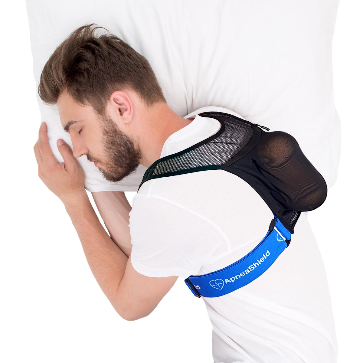 Side Sleep Position Trainer Anti Snoring Device for Sleep Support and Comfort