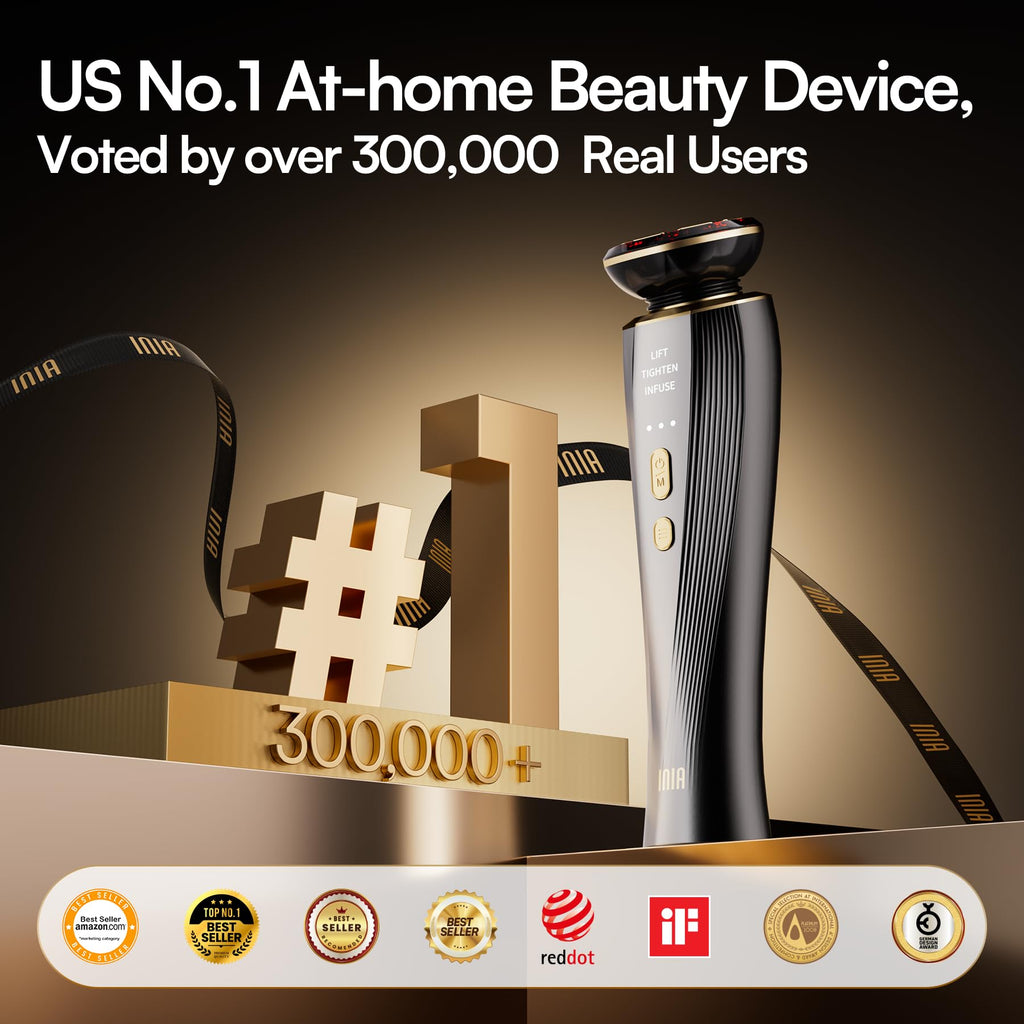 3 in 1 Red Light Therapy Beauty Device for Face and Neck Care