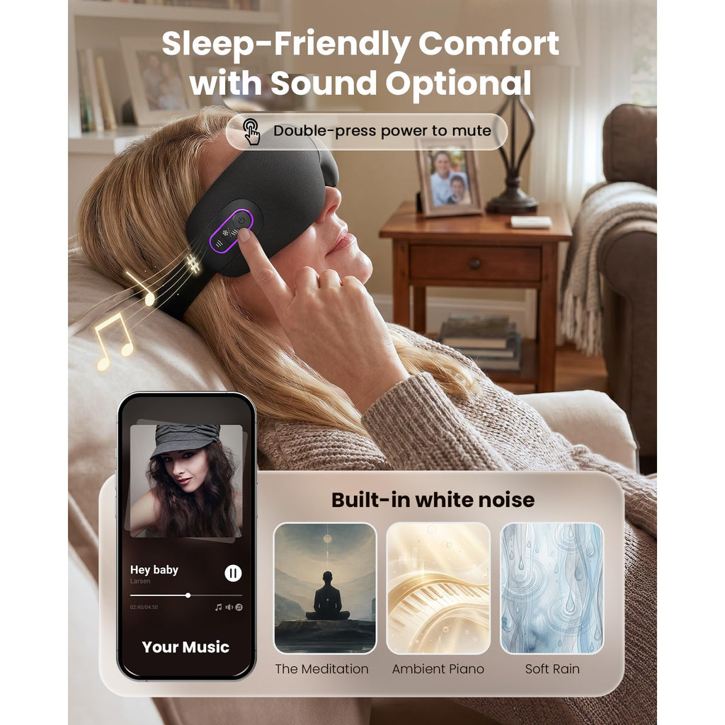 Heated Eye Massager for Relaxation and Eye Care