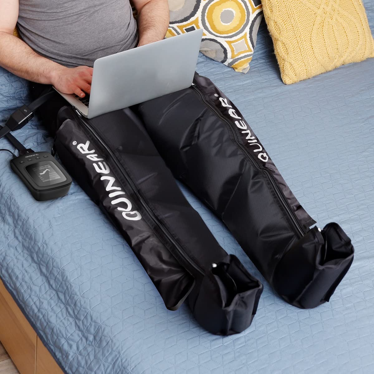 Leg Recovery System for Compression Massage and Muscle Relief