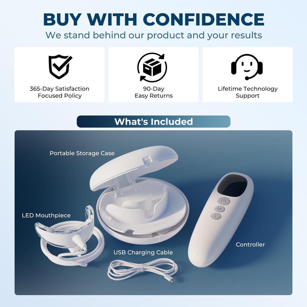 Red Light Therapy Mouthpiece LED Gum Care for Oral Health