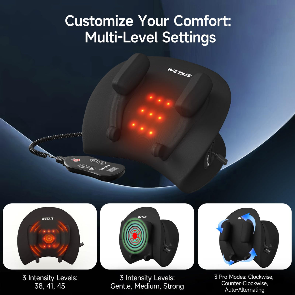 Neck Massager Pillow with Heat Deep Tissue Massage for Neck and Shoulder Care