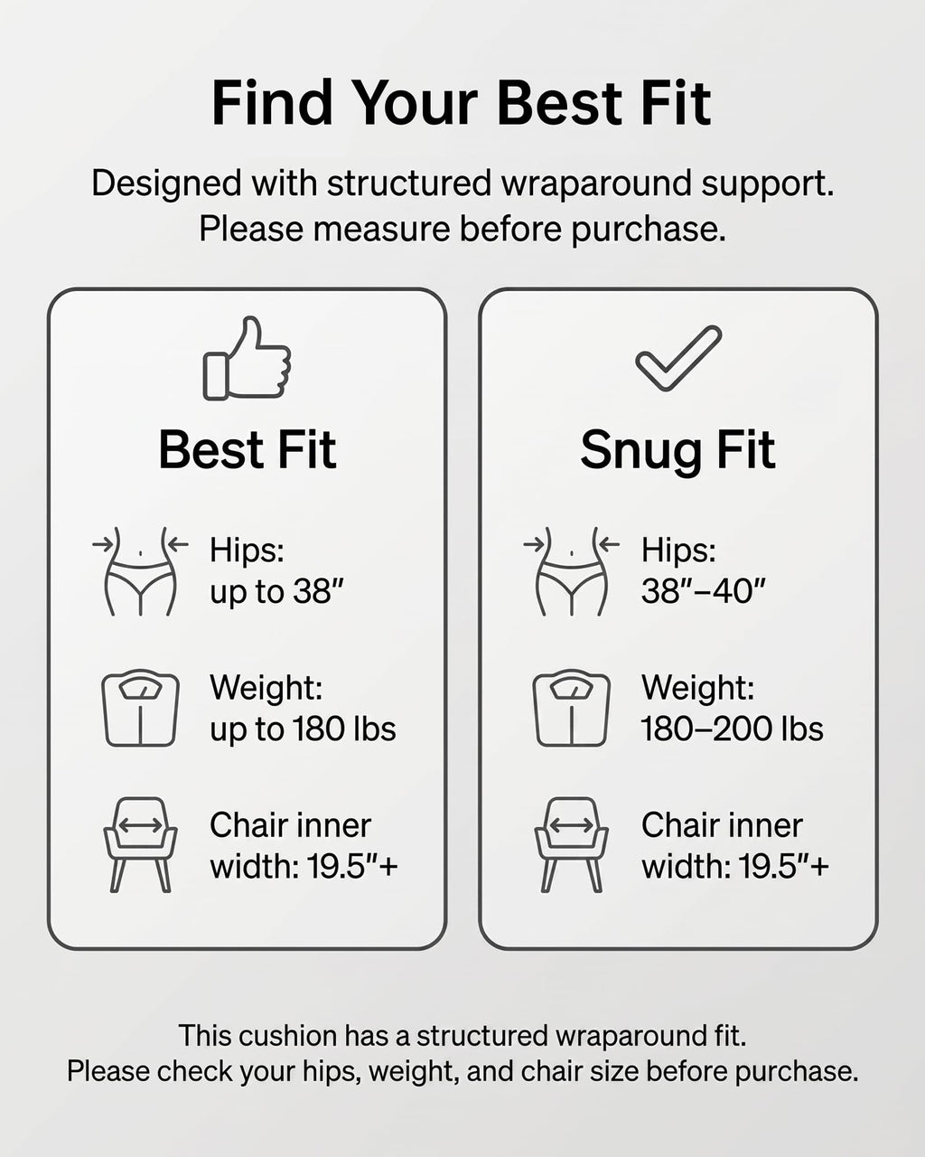 Ergonomic Back Posture Support Cushion for Office Chair Use