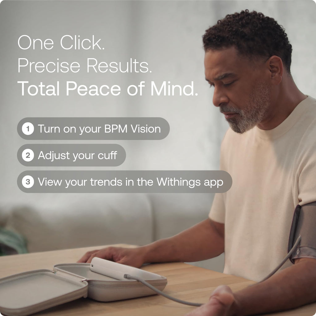 WiFi Bluetooth Blood Pressure Monitor with Smart Health Tracking