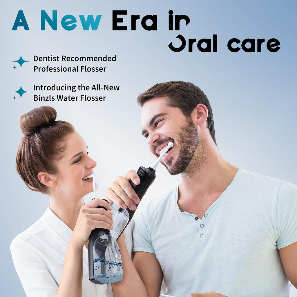 Portable Water Dental Flosser 300ML Oral Care for Home and Travel