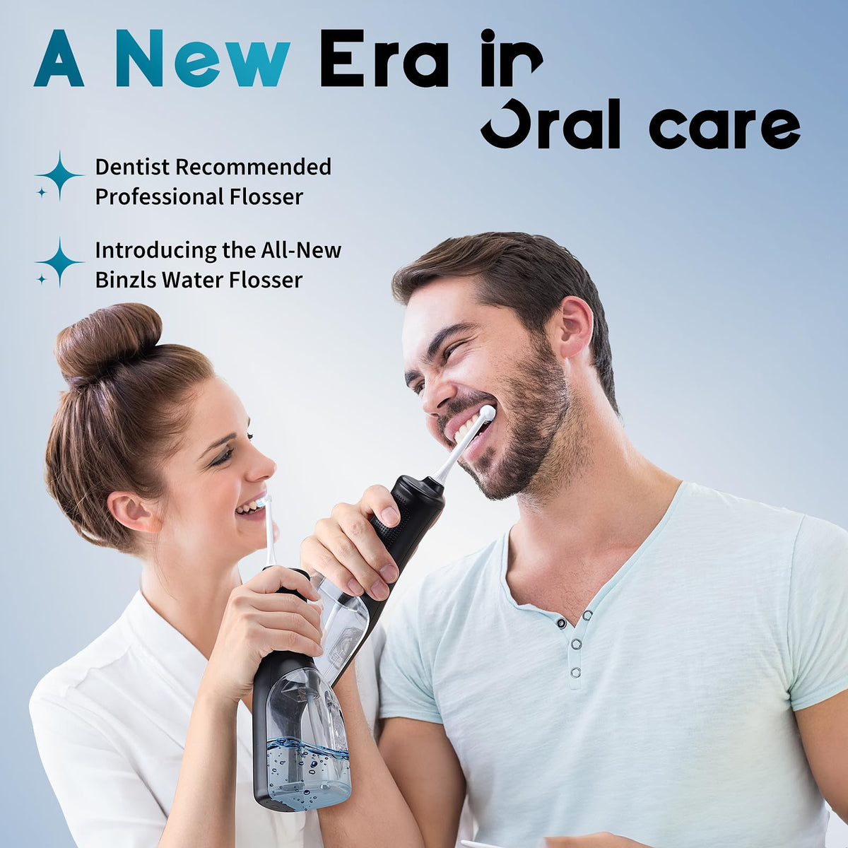 Portable Water Dental Flosser 300ML Oral Care for Home and Travel