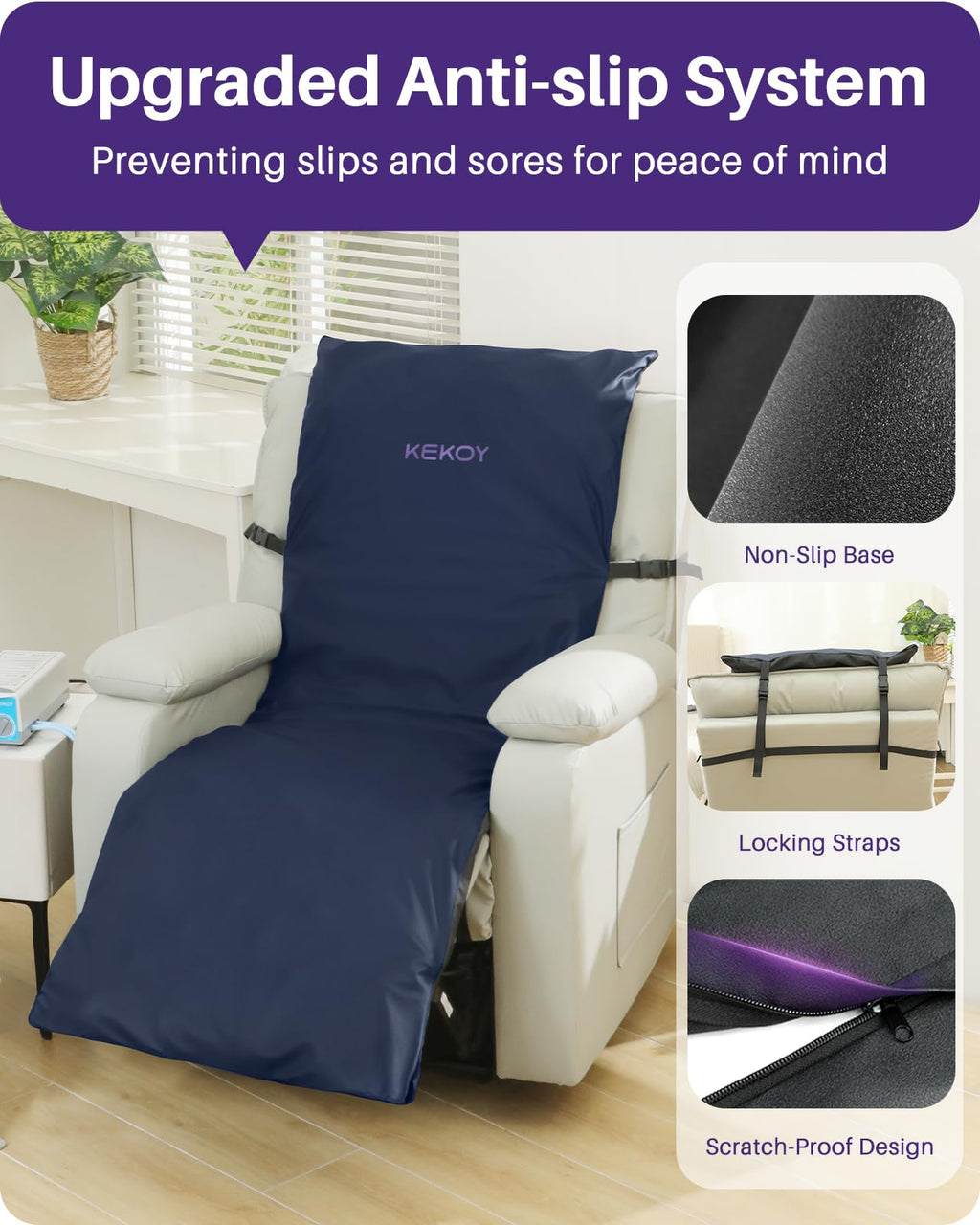 Alternating Air Pressure Mattress Pad for Elderly Pressure Relief Care
