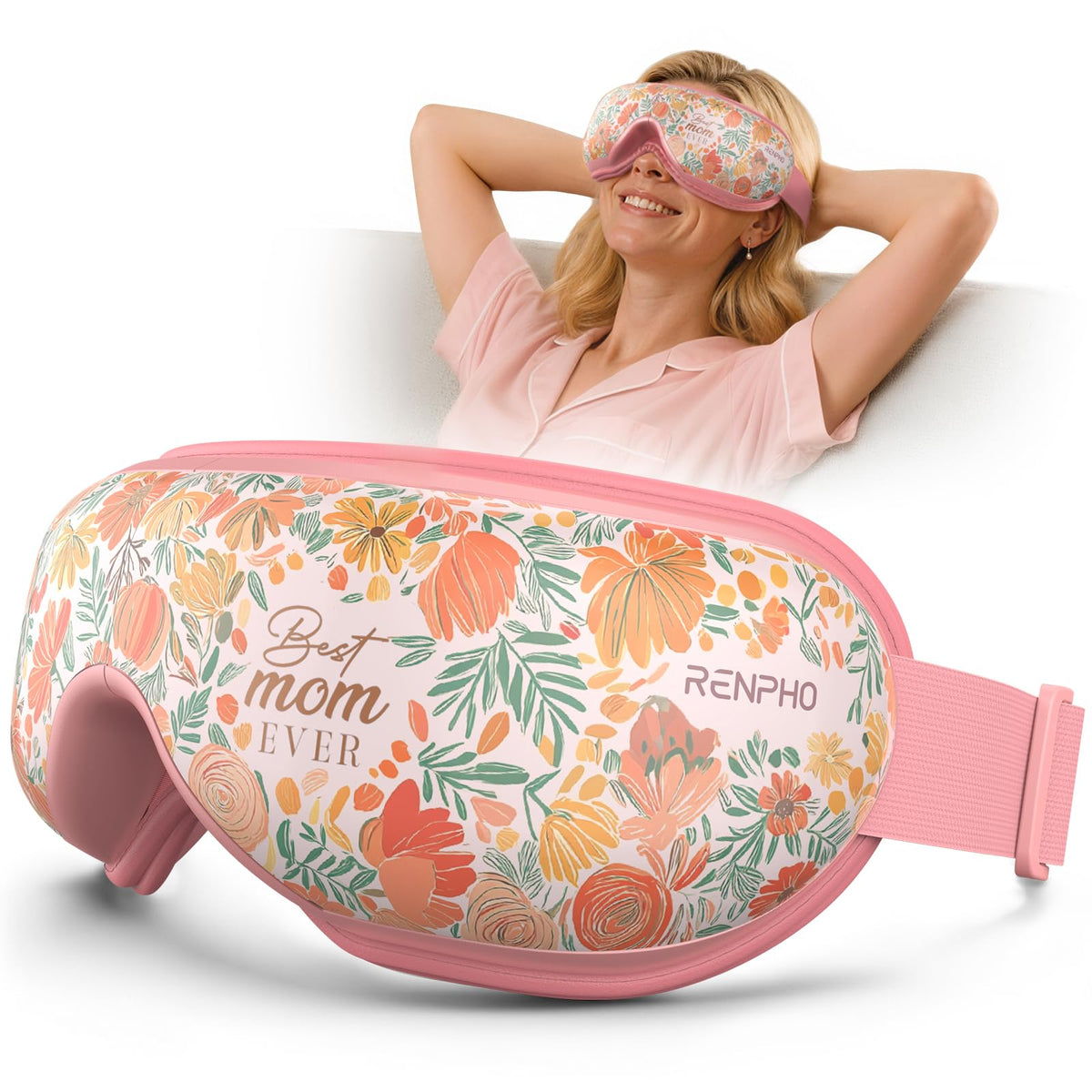 Heated Eye Massager Mask for Relaxation and Eye Care