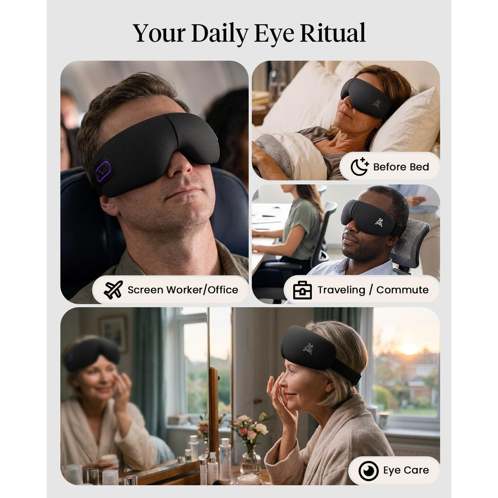 Heated Eye Massager for Relaxation and Eye Care