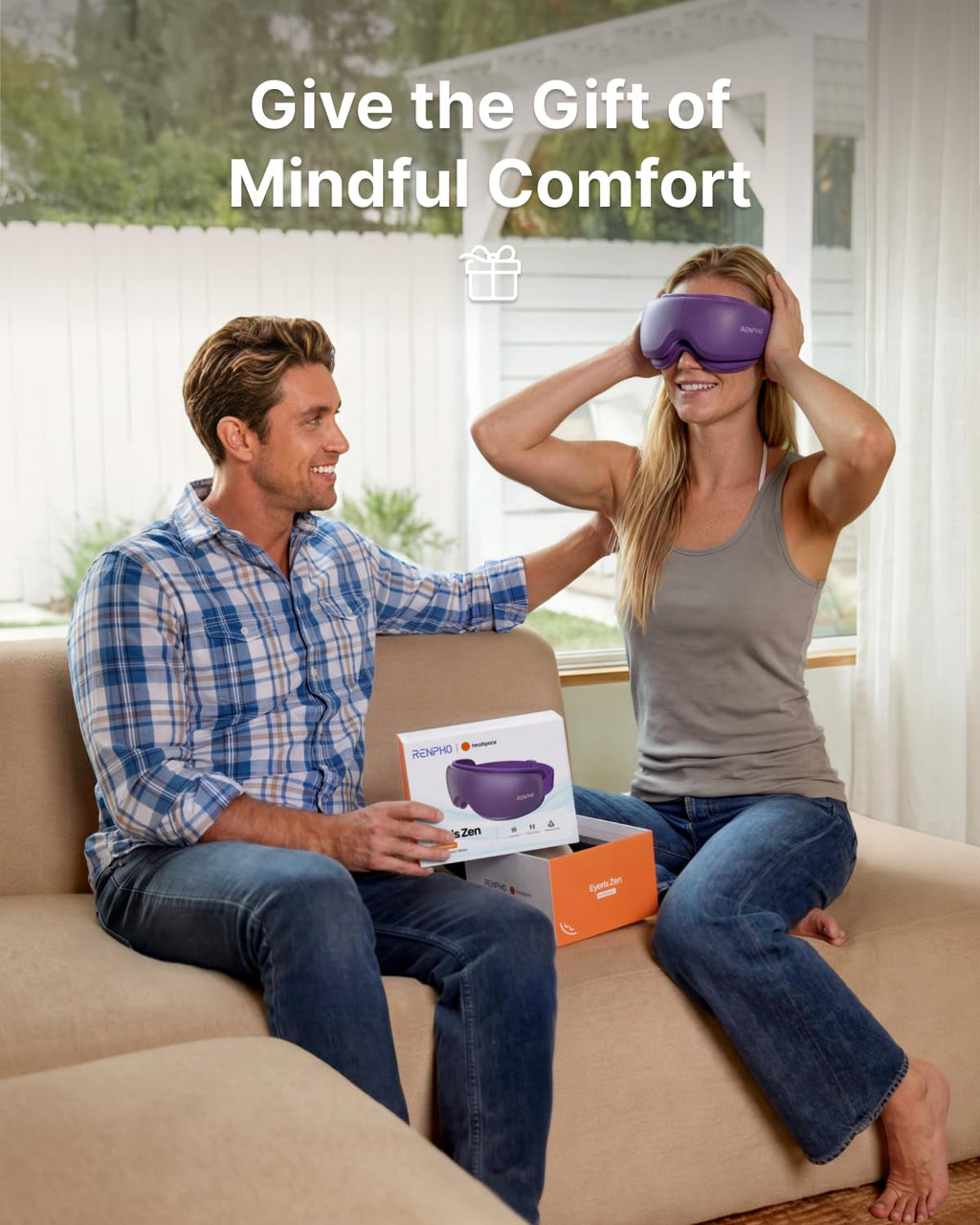 Ultra Quiet Heated Eye Massager for Relaxation and Eye Care