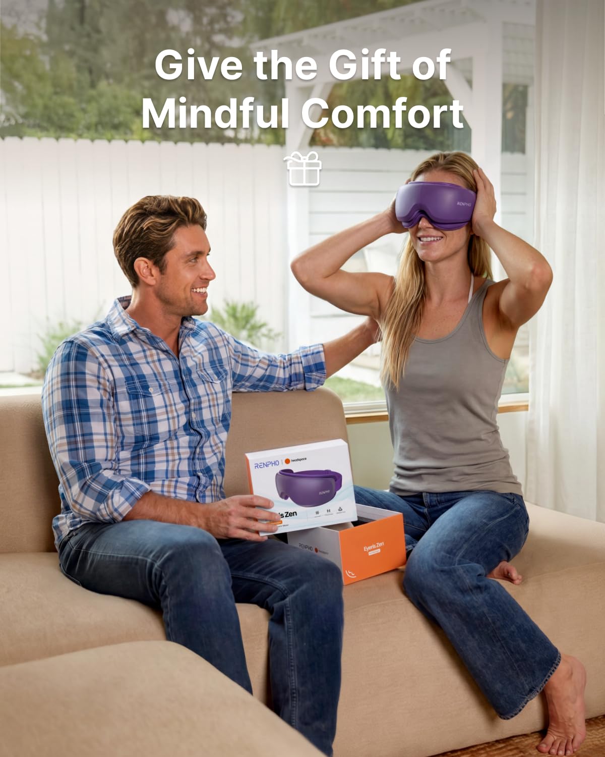 Ultra Quiet Heated Eye Massager for Relaxation and Eye Care