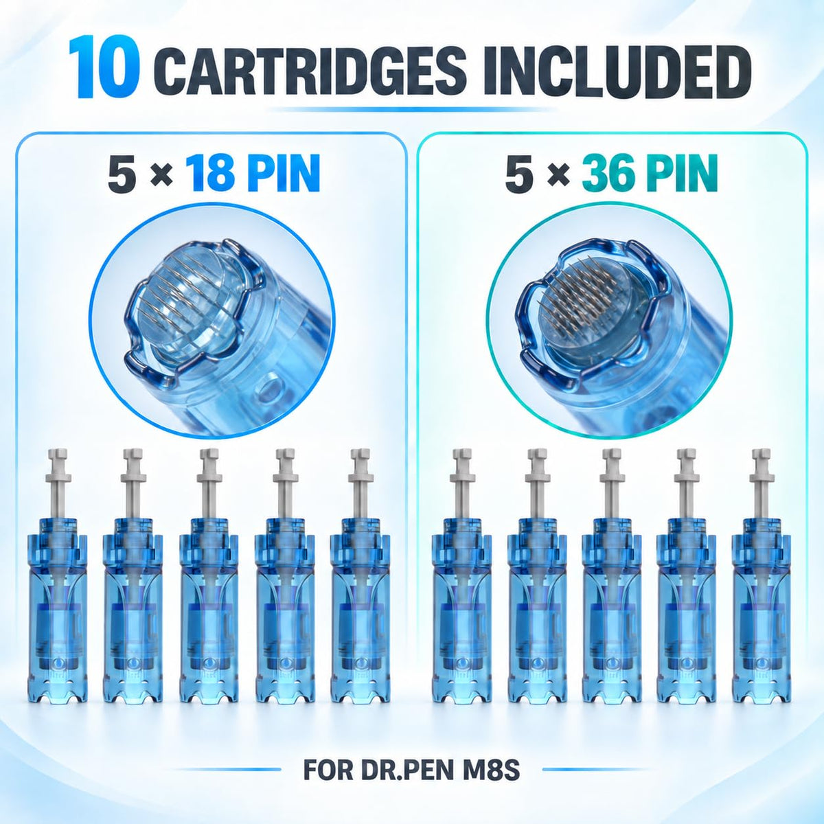 Microneedling Pen M8S for Home Skin Care Treatment