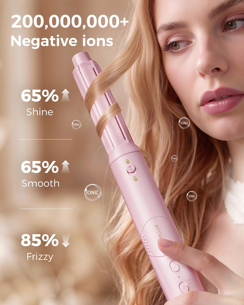 6 in 1 Air Multi Styler Hair Dryer Brush with Auto Wrap Curlers